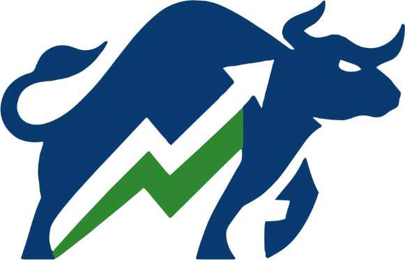 Aurora University Investment Club bull logo
